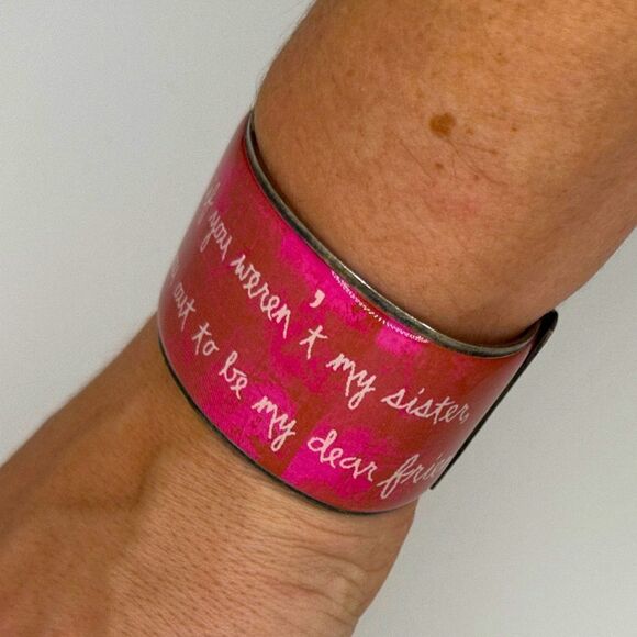 Rustic Cuff Sister Bracelet - Picture 3 of 10